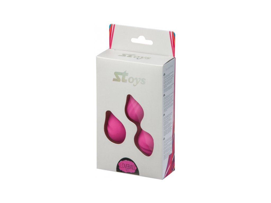 Stoys Love Ball Set pink - sada Venušiných kuliček s tichou vibrací