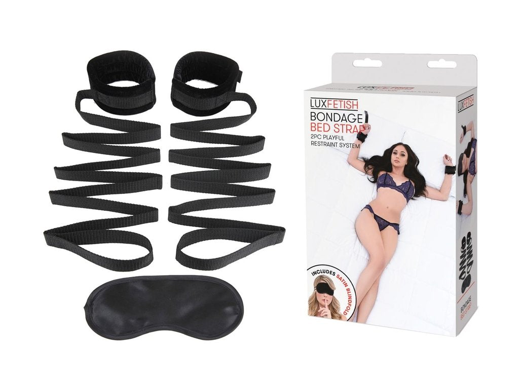 Lux Fetish Bed Strap - pouta na ruce k připevnění