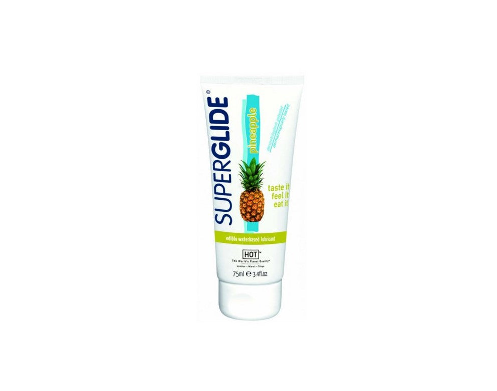 Lubrikační gel HOT Superglide - jedlý ananas (75ml)