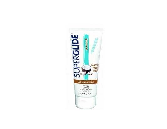 Lubrikační gel HOT Superglide - jedlý kokos (75ml)