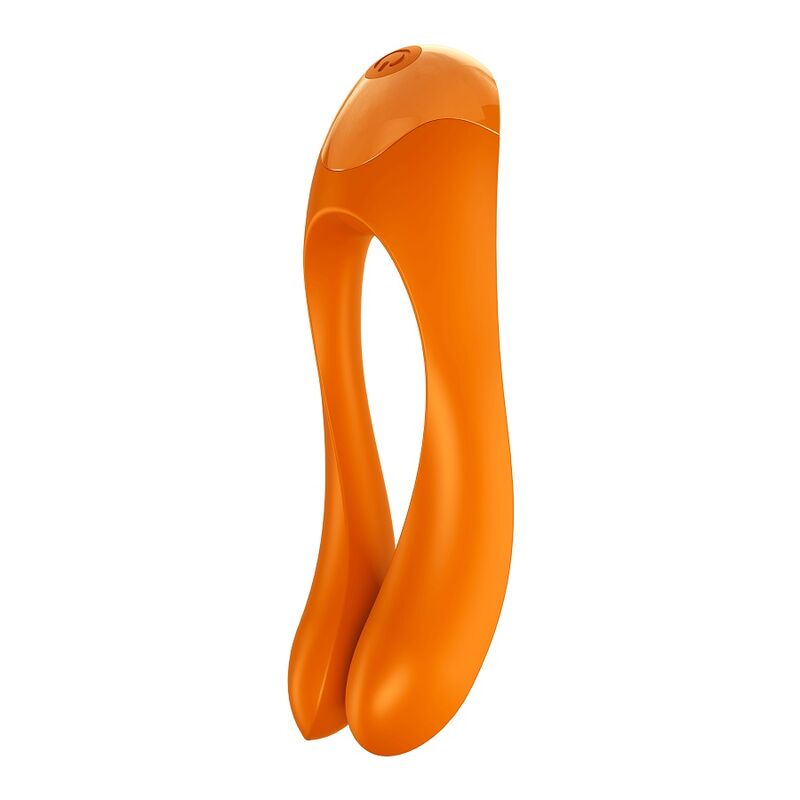 Satisfyer Candy Cane prstový vibrátor oranžový