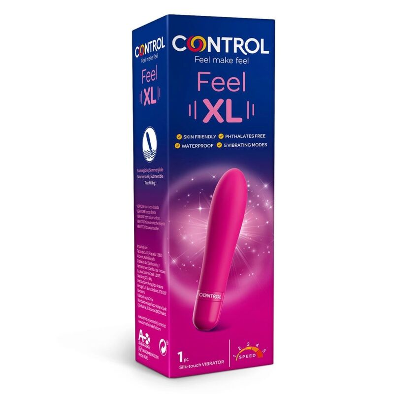 Vibrační vajíčko CONTROL FEEL XL silikonové vodotěsné