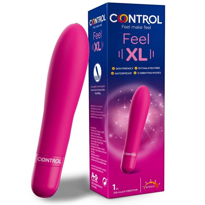 Vibrační vajíčko CONTROL FEEL XL silikonové vodotěsné