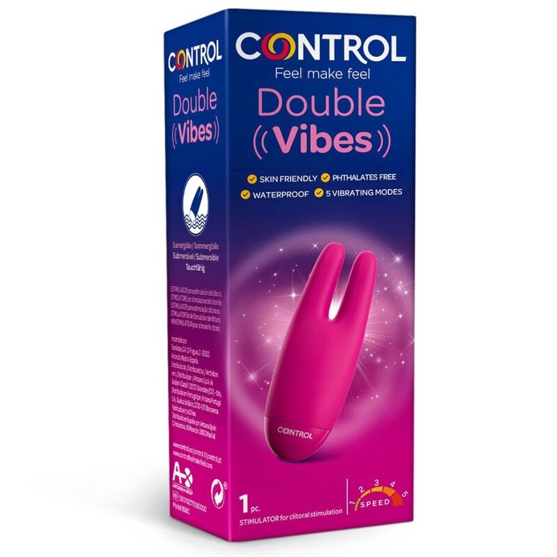 CONTROL Double Vibes stimulátor klitorisu dvouramený