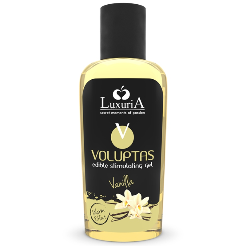 Intimateline Luxuria Voluptas jedlý masážní gel 100 ml