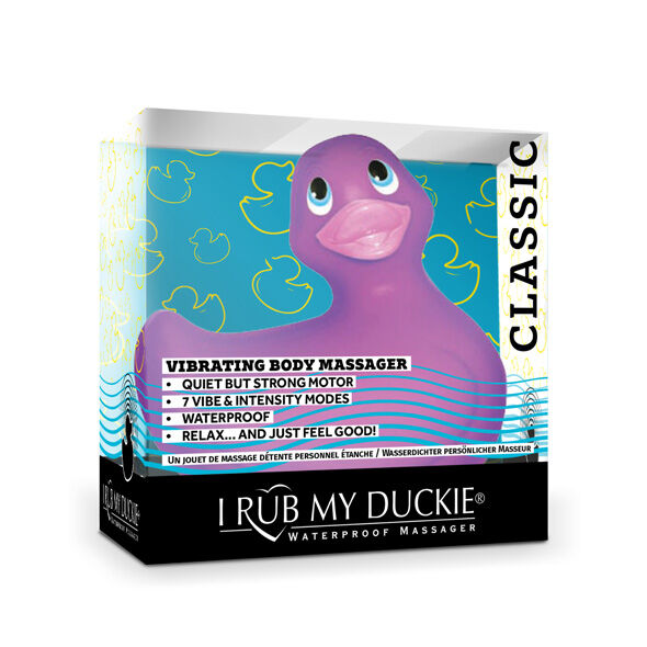 Vibrační kachnička I Rub My Duckie Classic fialová