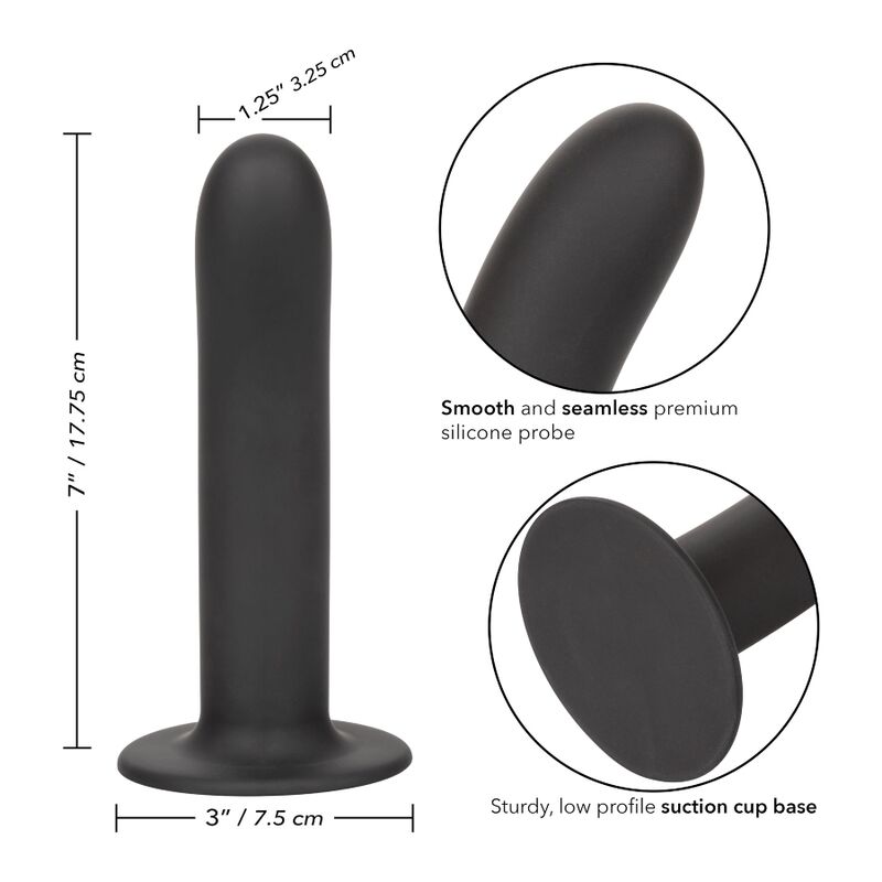 Silikonové dildo CALEXOTICS Boundless 17,8 cm