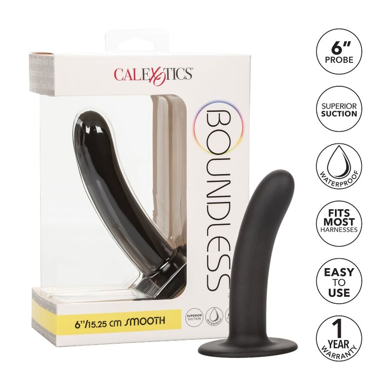 Silikonové dildo Boundless 15,3 cm s přísavkou