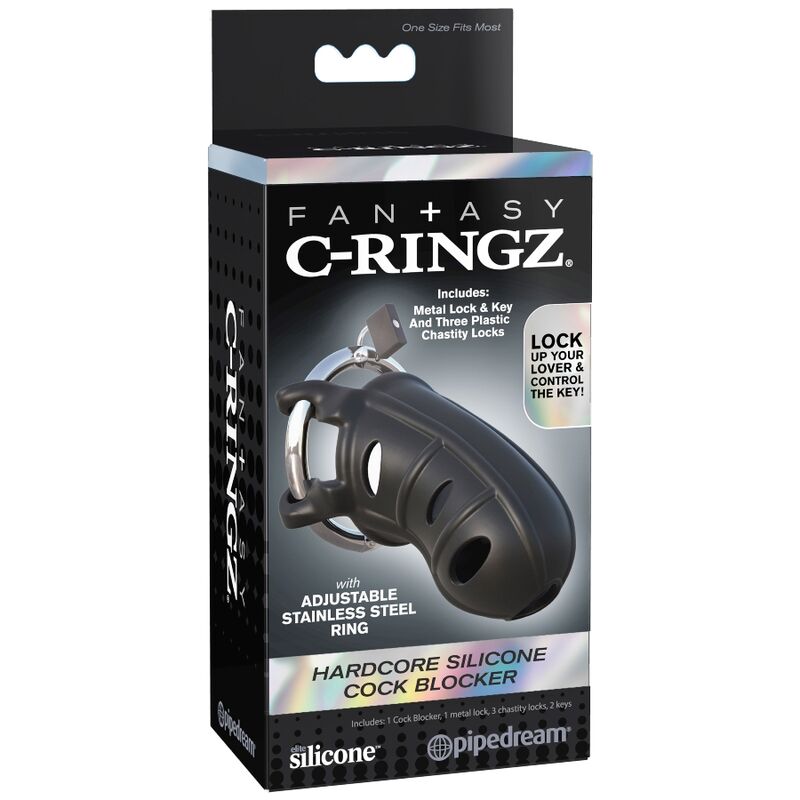 Silikonový pás cudnosti Extreme C-RINGZ od Fantasy