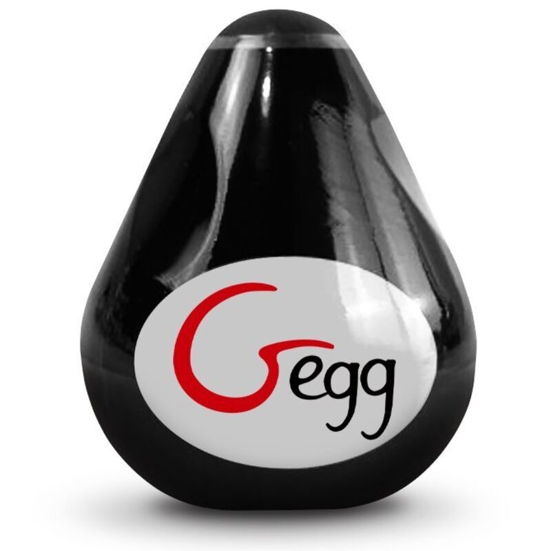 G-VIBE G-egg - Texturovaný masturbátor černý