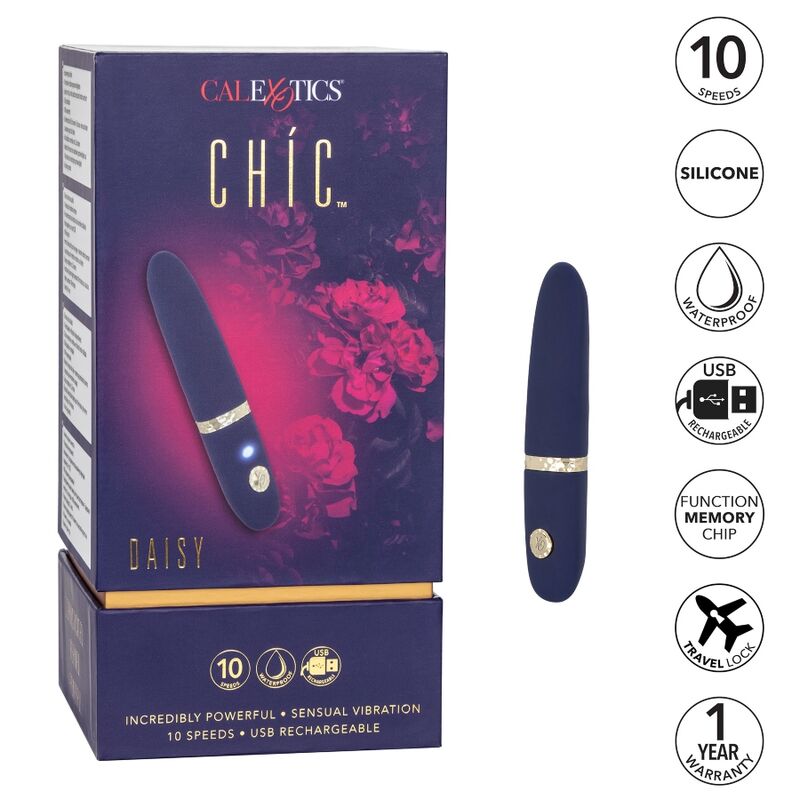 CALEXOTICS CHIC DAISY mini masážní vibrátor