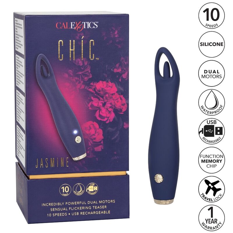 CALEXOTICS CHIC JASMINE vibrační stimulátor 10 rychlostí