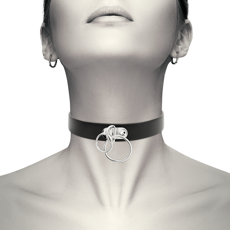 Choker obojek Coquette Chic Desire z veganské kůže