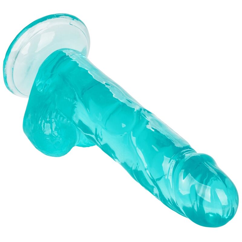 Dildo CALEXOTICS Size Queen modré 15,3 cm