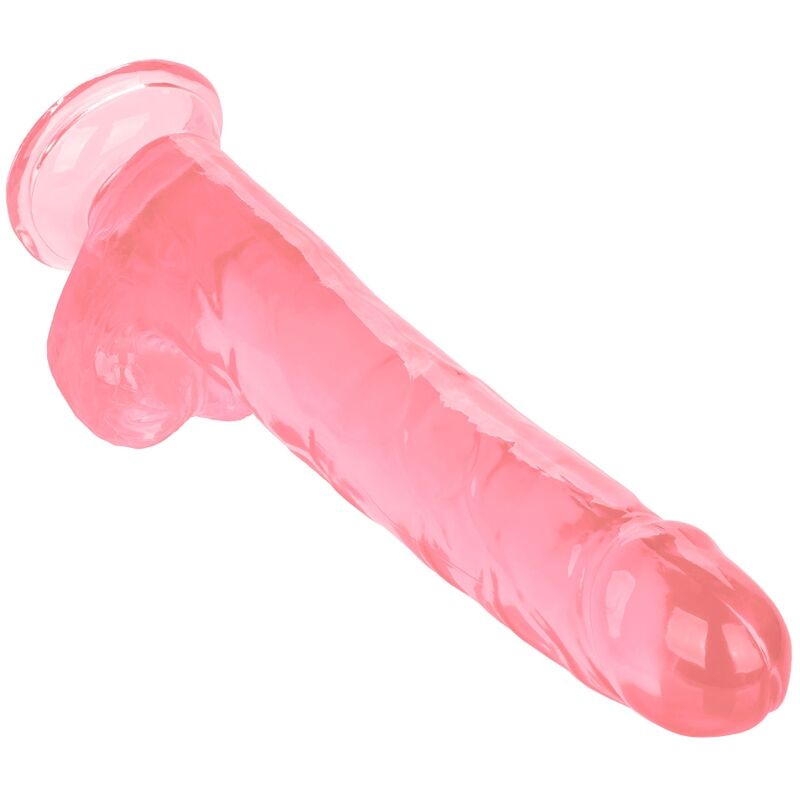 Realistické dildo CalExotics Size Queen 25,5 cm růžové