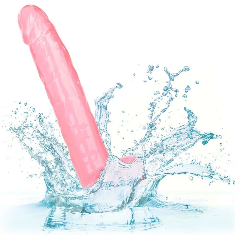 Realistické dildo CalExotics Size Queen 25,5 cm růžové