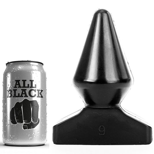 Anální kolík ALL BLACK 18,5 cm černý PVC