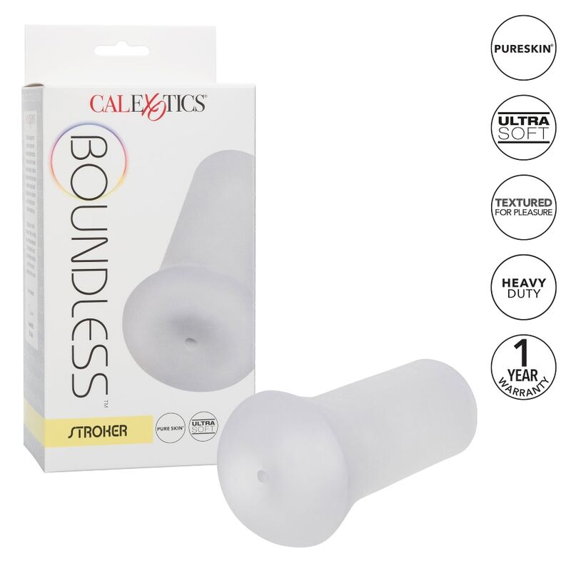 Masturbátor CALEXOTICS Boundless Stroker průhledný