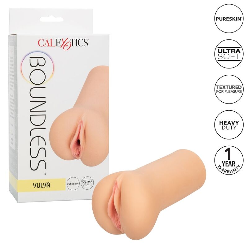 Masturbátor CALEXOTICS Boundless Vulva světlá pleť