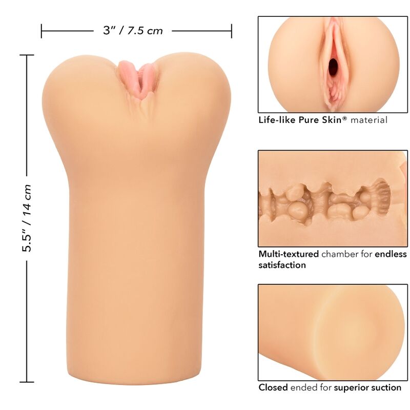 Masturbátor CALEXOTICS Boundless Vulva světlá pleť