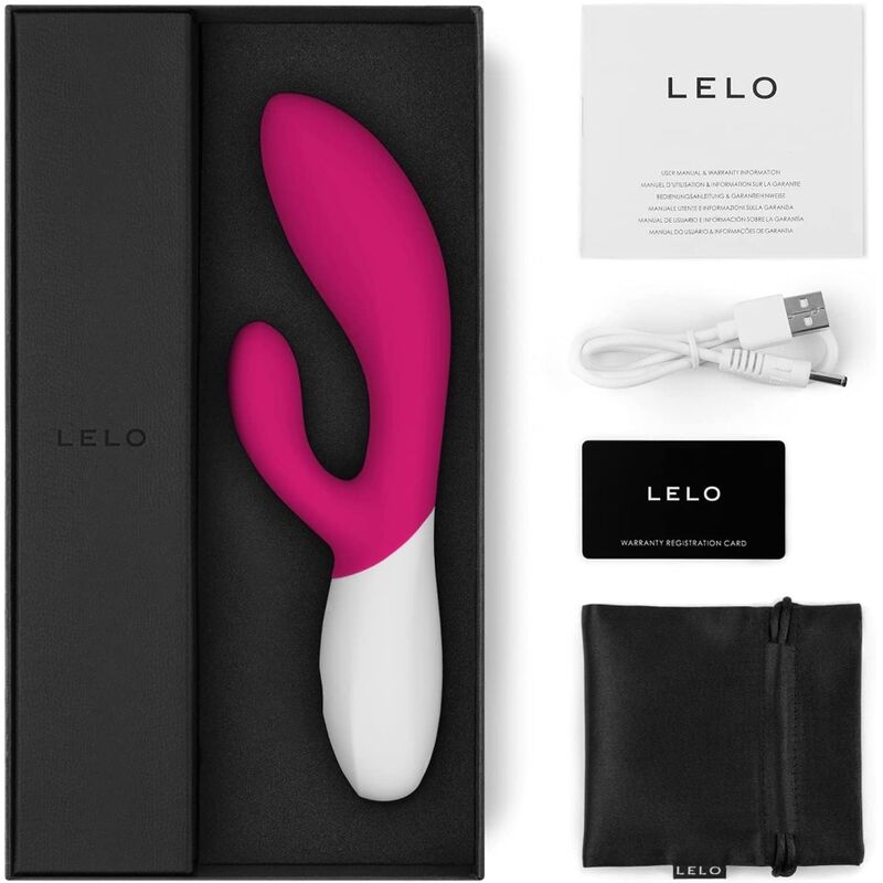 LELO INA WAVE 2 luxusní vibrační králíček fuchsiový