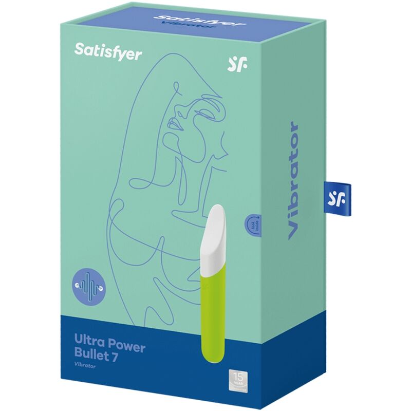 SATISFYER Ultra Power Bullet 7 zelený mini vibrátor