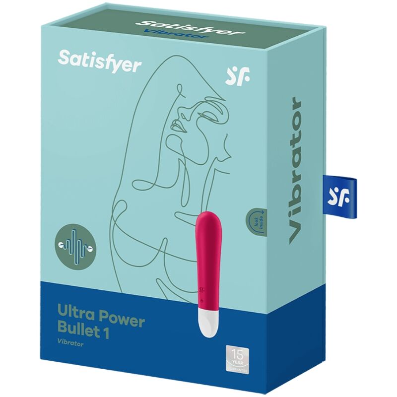 Satisfyer Ultra Power Bullet 1 červený mini vibrátor