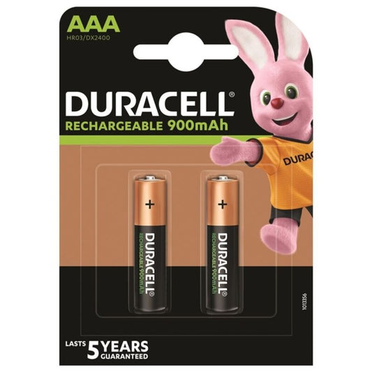 Duracell nabíjecí baterie AAA HR03 900mAh, 2 ks