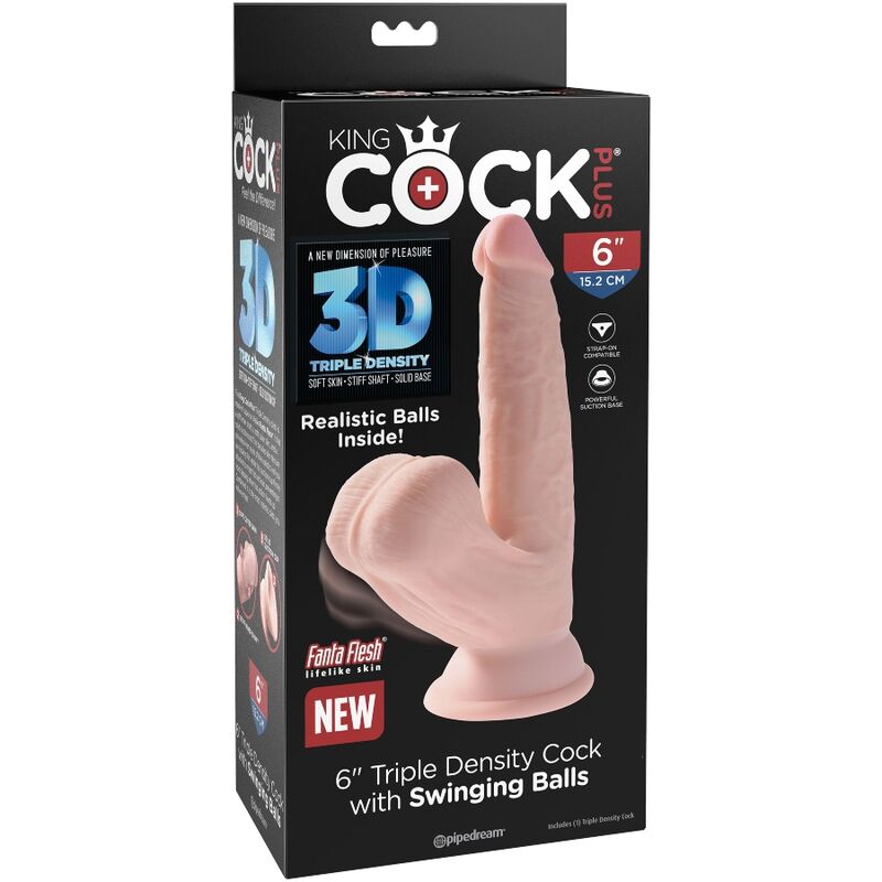 King Cock Plus 3D dildo s varlaty 12,7 cm