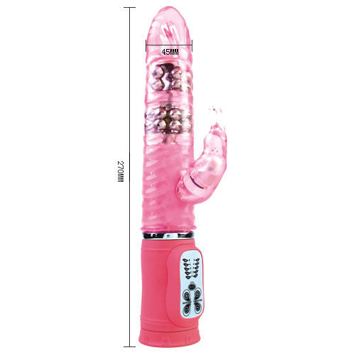 Králíček Cute Passion Bunny vibrátor růžový 27 cm