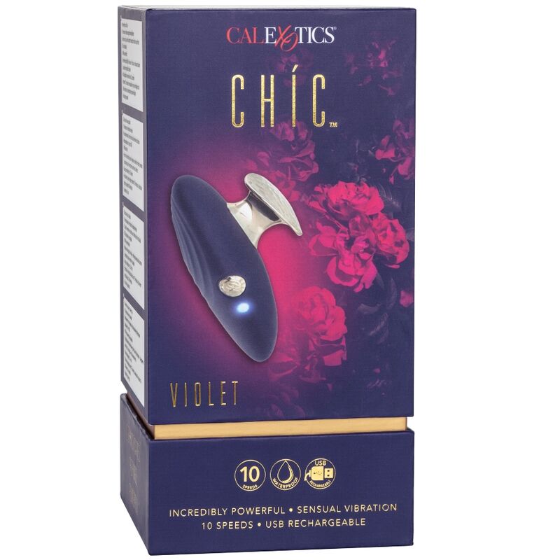 CALEXOTICS masážní stimulátor Chíc Violet 10 rychlostí