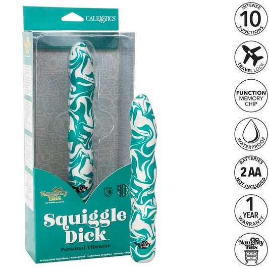 CALEXOTICS Squiggle Dick osobní vibrátor zakřivený