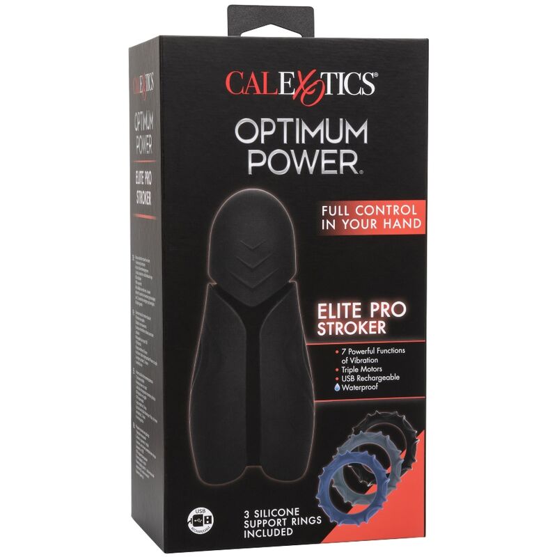 CALEXOTICS Elite Pro Stroker masturbátor s vibracemi