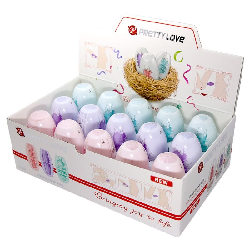 Masturbátor Pretty Love Double Sided Egg - 15 kusů