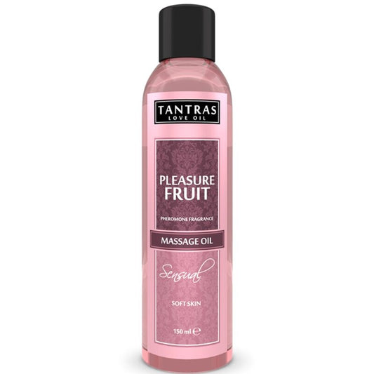 Masážní olej Tantras Pleasure Fruit s feromony 150 ml