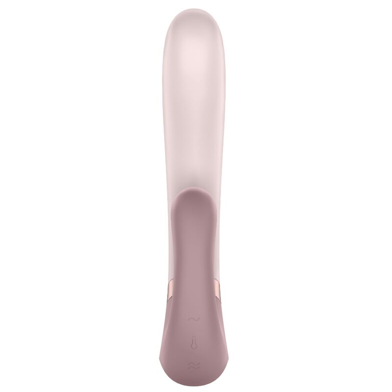 Satisfyer Heat Wave vibrační králíček s aplikací růžový