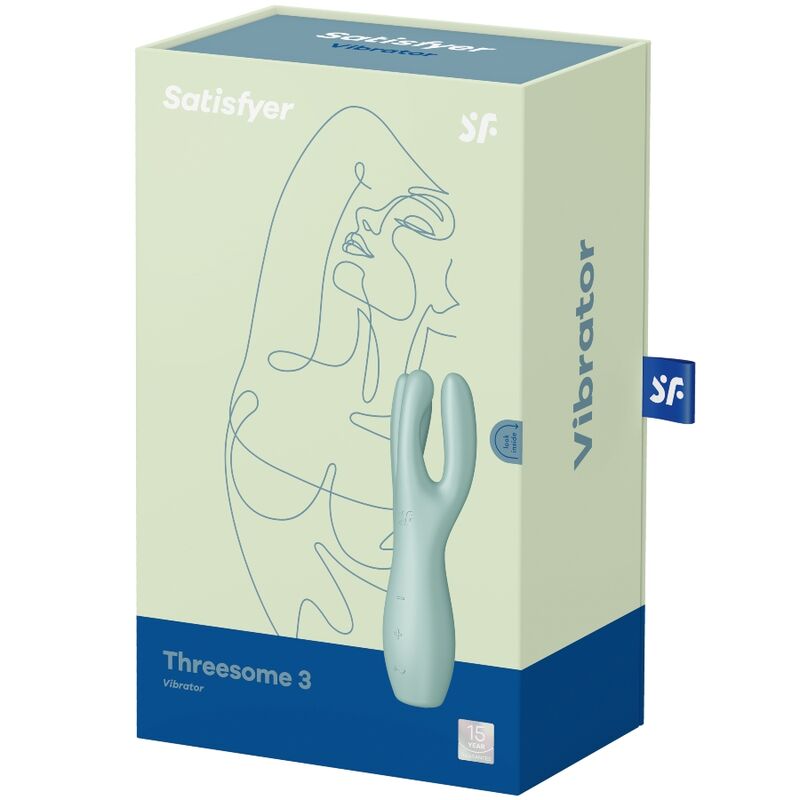 Satisfyer Threesome 3 vibrační stimulátor růžový