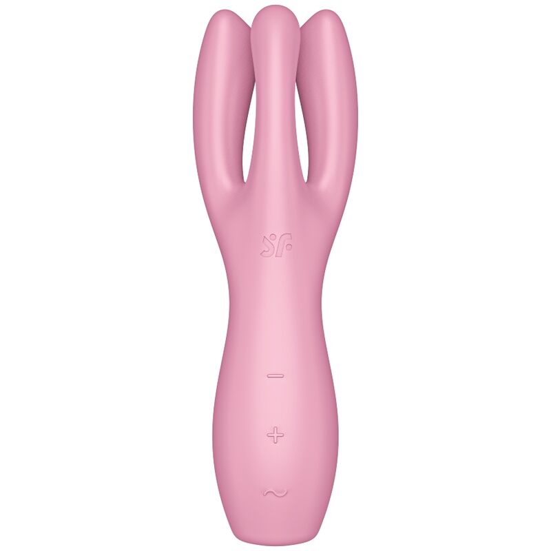 Satisfyer Threesome 3 vibrační stimulátor růžový