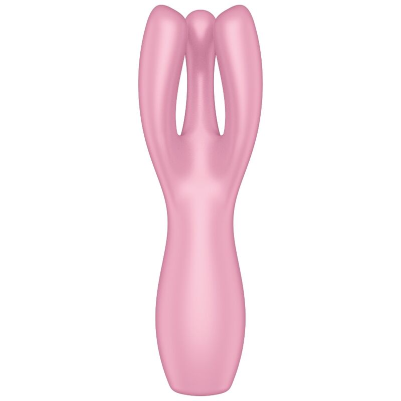 Satisfyer Threesome 3 vibrační stimulátor růžový