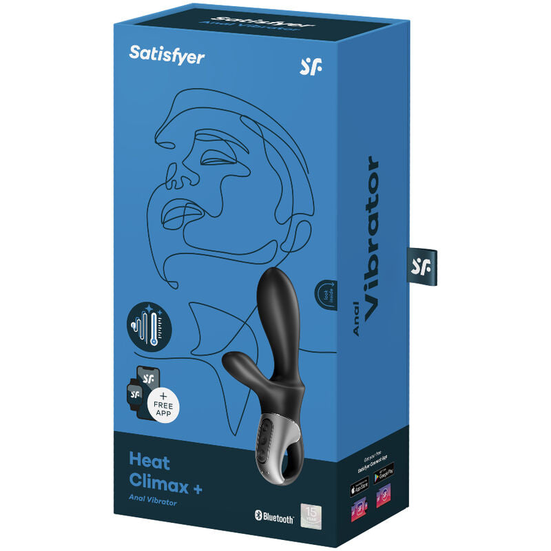 SATISFYER Heat Climax+ anální vibrátor s aplikací