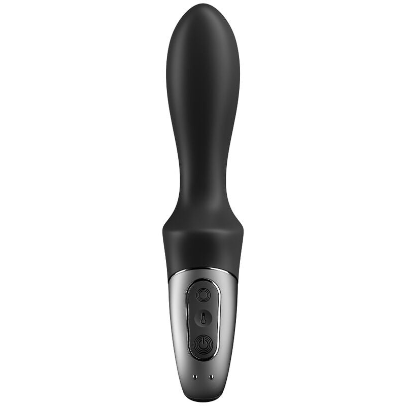 Satisfyer Heat Climax anální vibrátor s aplikací černý