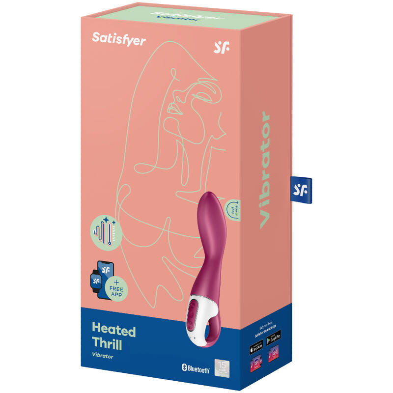 SATISFYER Heated Thrill vibrátor na bod G s aplikací