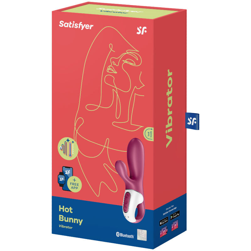 SATISFYER Hot Bunny G-spot vibrátor s vyhříváním