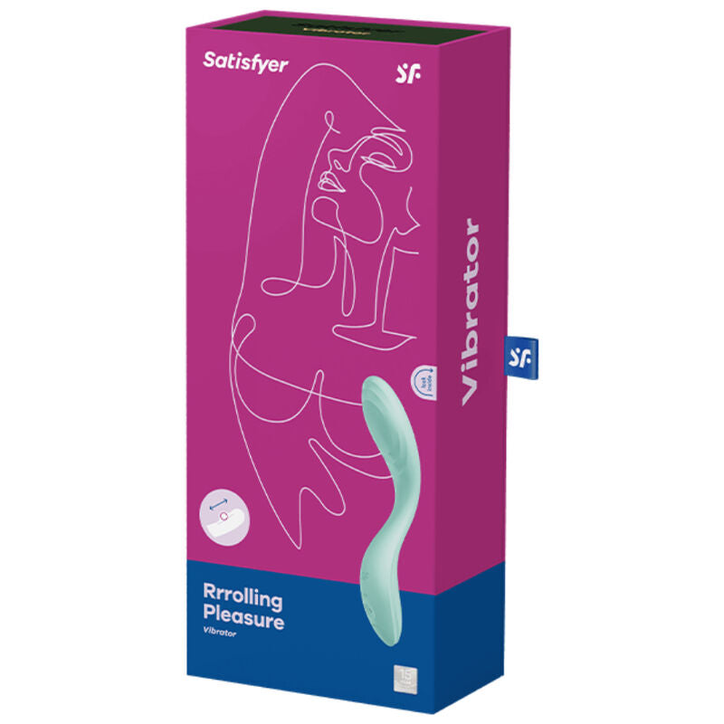 Satisfyer Rrroling Pleasure G-spot vibrátor zelený