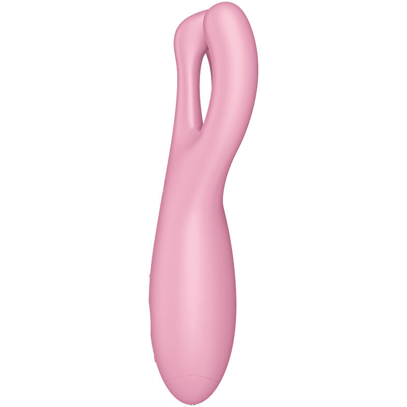 Satisfyer Threesome 4 vibrátor s aplikací růžový