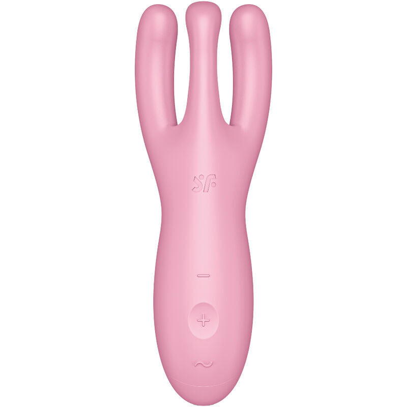 Satisfyer Threesome 4 vibrátor s aplikací růžový