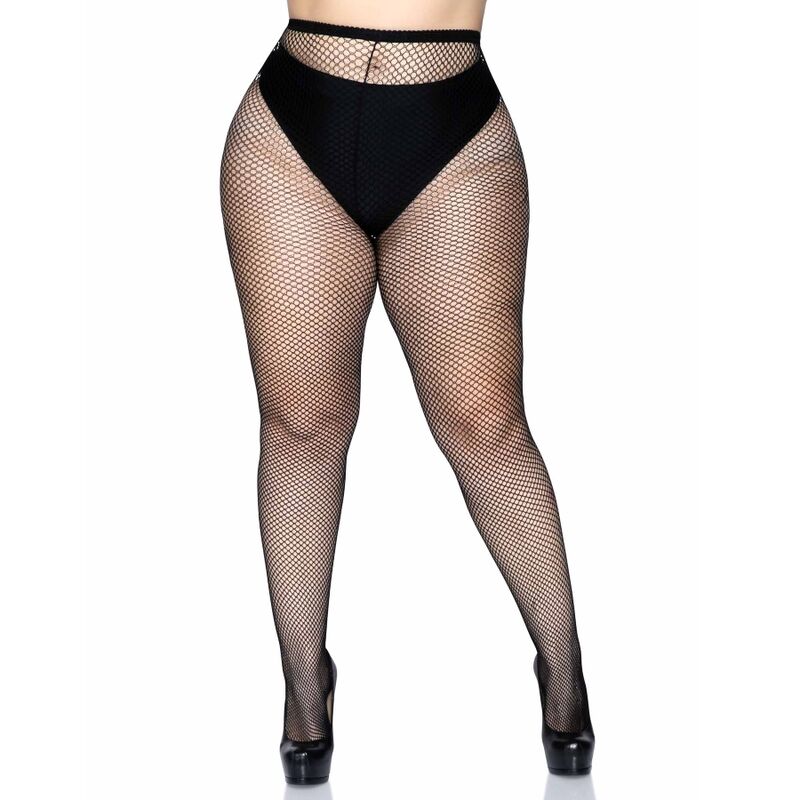 Síťované punčocháče Leg Avenue Plus Size