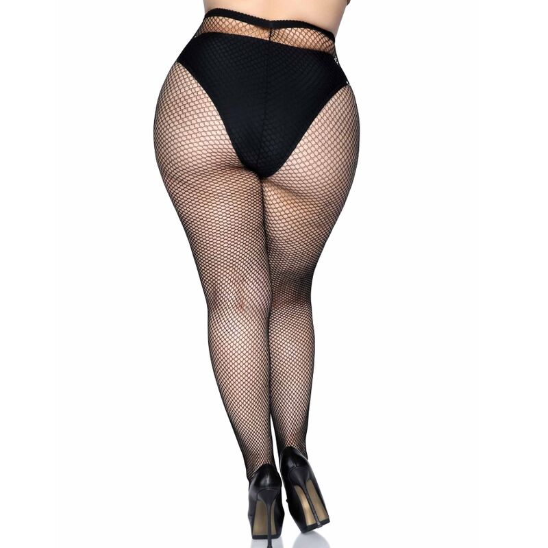 Síťované punčocháče Leg Avenue Plus Size