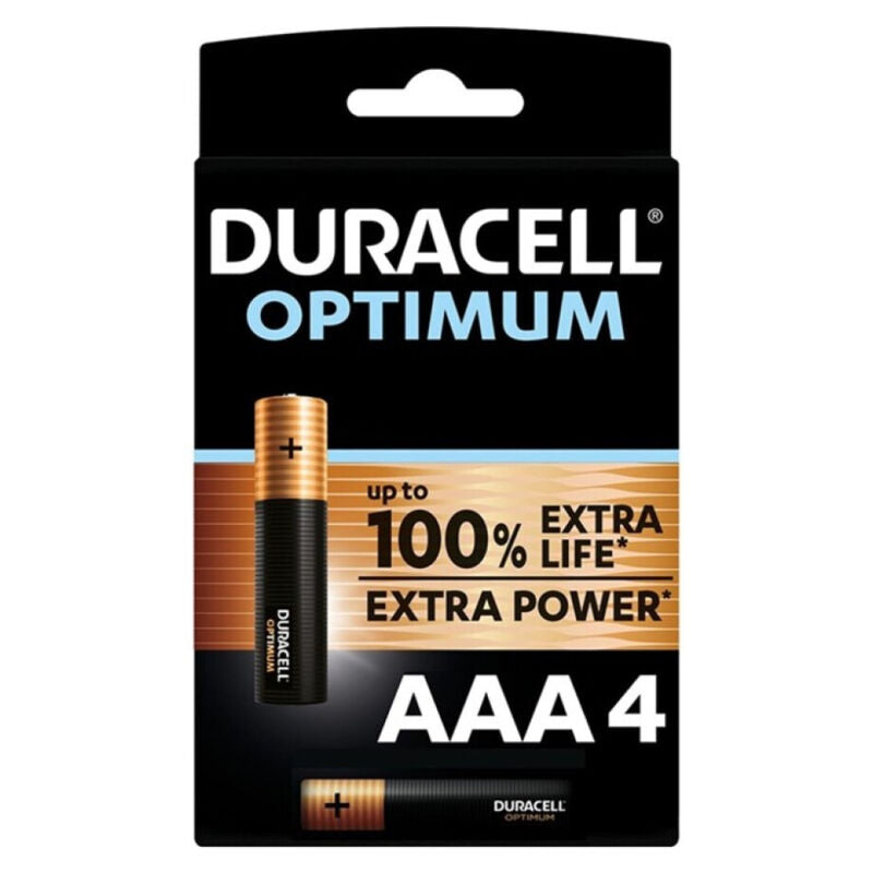 Duracell Optimum AAA alkalické baterie 4 ks