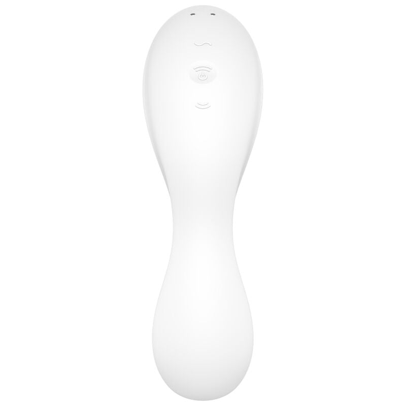 Satisfyer Curvy Trinity 5+ stimulátor s aplikací bílý